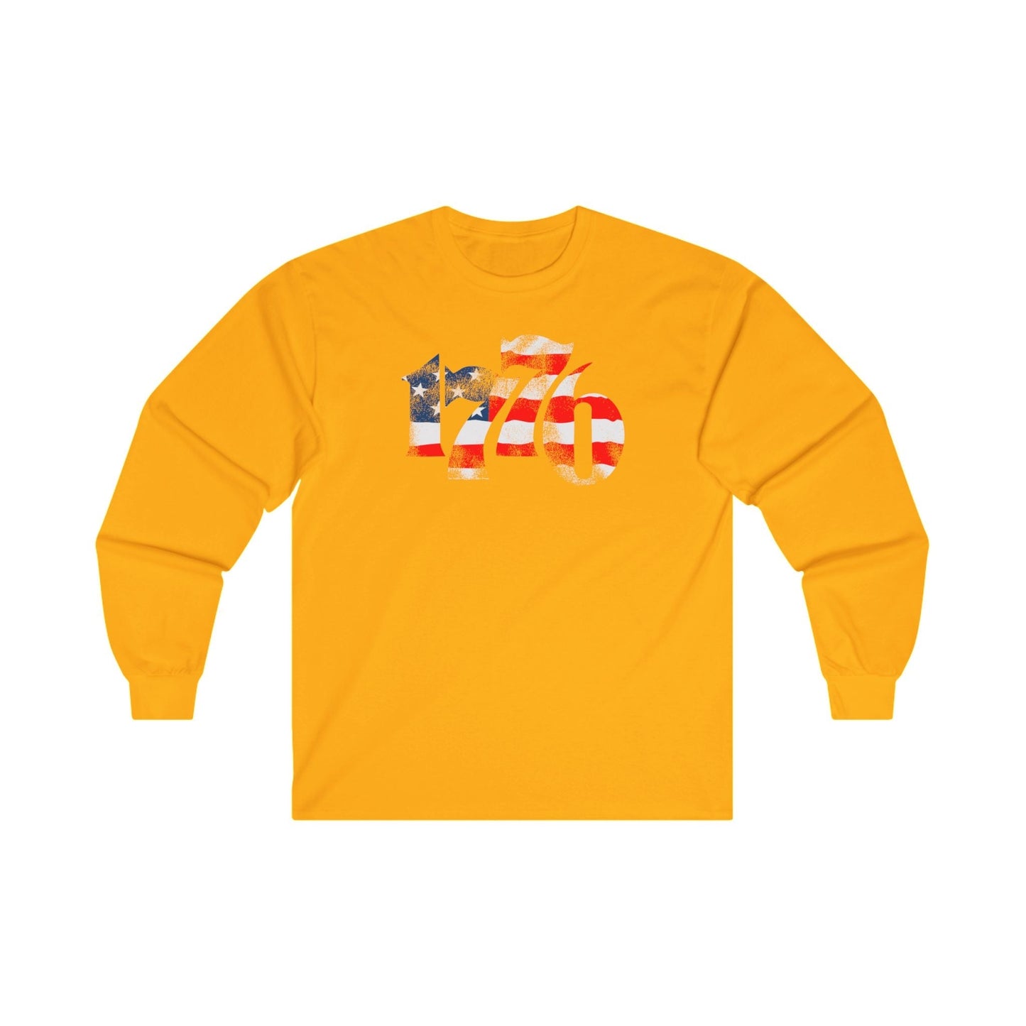 1776 American Flag Long Sleeve Tee The Devil's Pickle