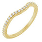 14K Yellow 1/5 CTW Natural Diamond Contour Band Ethereal Legacy Boutiques