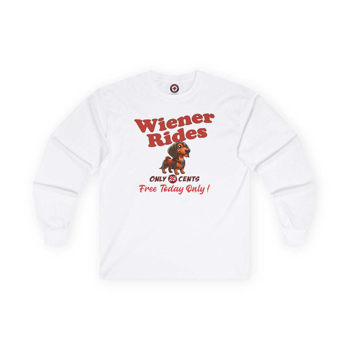 Free Wiener Rides Long Sleeve Tee The Devil's Pickle