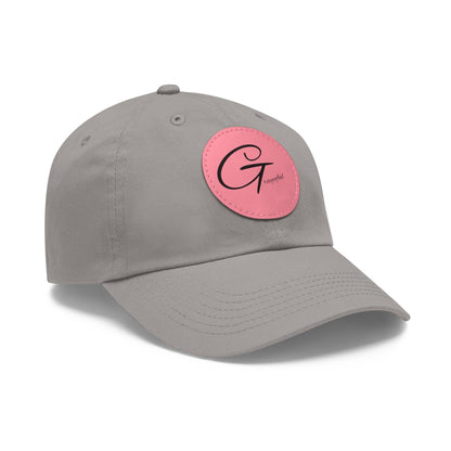 Hat with Leather Patch (Round) Grayceful LLC