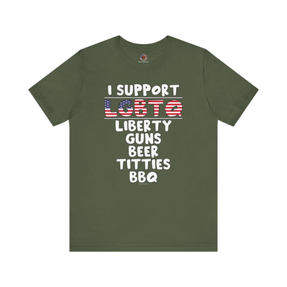I Support LGBTQ T-Shirt The Devil's Pickle
