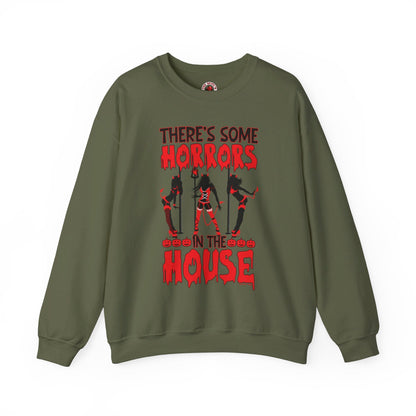 There's Some Horrors In The House Crewneck Sweatshirt The Devil's Pickle