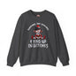 Snitches Get Stitches Crewneck Sweatshirt The Devil's Pickle