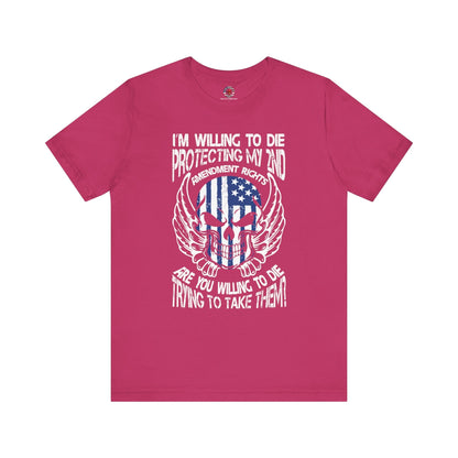 Protecting My 2nd Amendment Rights T-Shirt The Devil's Pickle