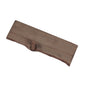 RESTORE Trail Brown 24 in. Live Edge Wood Shelf (Wood Only) PIPE DECOR