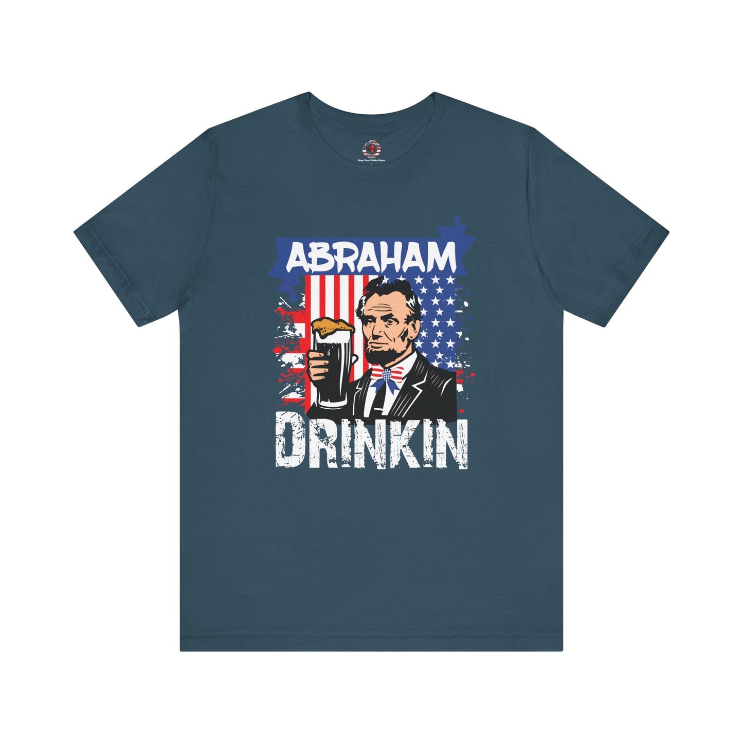 Abraham Drinking T-Shirt The Devil's Pickle