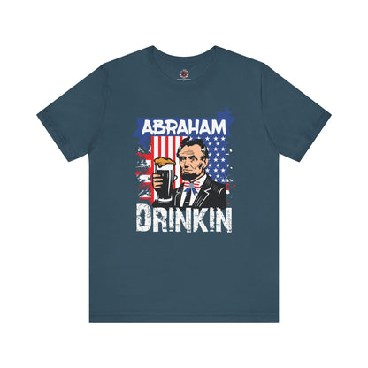 Abraham Drinking T-Shirt The Devil's Pickle