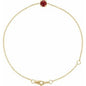 14K Yellow Natural Ruby  6 1/2-7-1/2" Bracelet Ethereal Legacy Boutiques