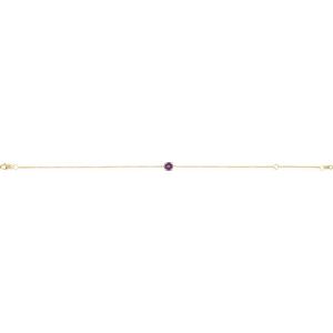 14K Yellow Natural Amethyst  6 1/2-7-1/2" Bracelet Ethereal Legacy Boutiques