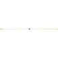 14K Yellow Natural Aquamarine  6 1/2-7-1/2" Bracelet Ethereal Legacy Boutiques