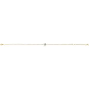14K Yellow Natural White Sapphire  6 1/2-7-1/2" Bracelet Ethereal Legacy Boutiques