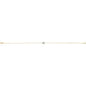 14K Yellow Natural White Sapphire  6 1/2-7-1/2" Bracelet Ethereal Legacy Boutiques
