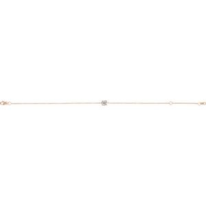 14K Rose Natural White Sapphire  6 1/2-7-1/2" Bracelet Ethereal Legacy Boutiques