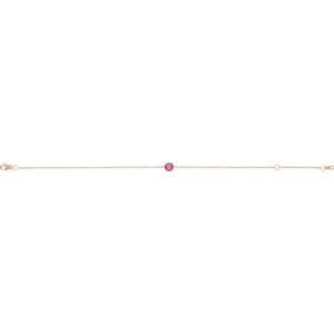 14K Rose Natural Pink Tourmaline  6 1/2-7-1/2" Bracelet Ethereal Legacy Boutiques