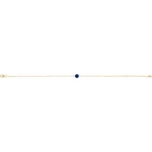 14K Yellow Natural Blue Sapphire  6 1/2-7-1/2" Bracelet Ethereal Legacy Boutiques