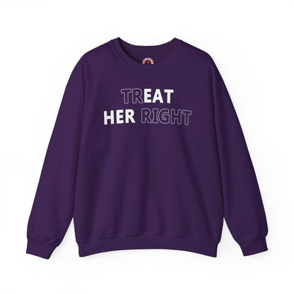 Treat Her Right Crewneck Sweatshirt The Devil's Pickle
