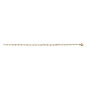 14K Yellow 5 CTW Lab-Grown Diamond Line 7" Bracelet Ethereal Legacy Boutiques