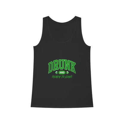 Drunk and Ready to Leave Tank Top St Patricks Day Country in My Heart