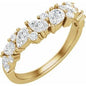 14K Yellow 1 CTW Lab-Grown Diamond Contour Band Ethereal Legacy Boutiques