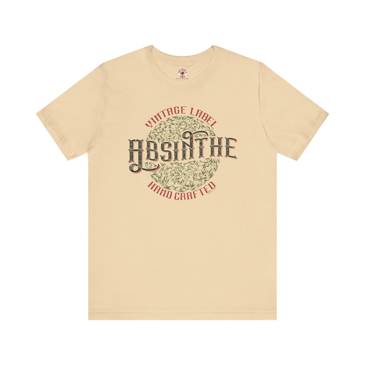 Vintage Label Absinthe T-Shirt The Devil's Pickle