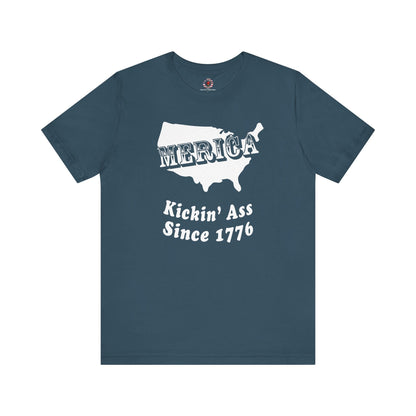 MERICA Kickin' Ass Since 1776 T-Shirt The Devil's Pickle
