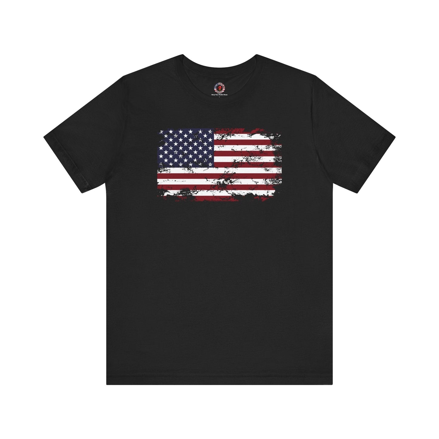 Vintage Style American Flag T-Shirt The Devil's Pickle