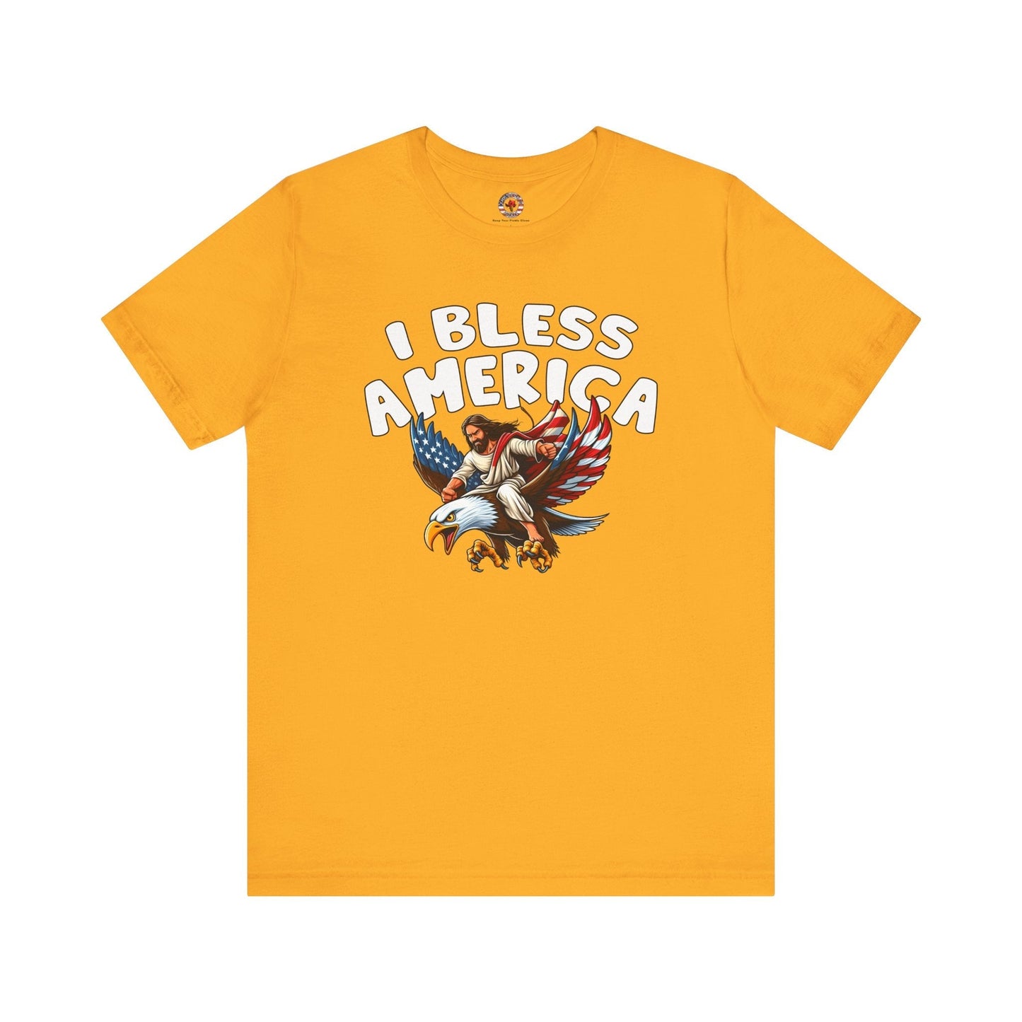 I Bless America T-Shirt The Devil's Pickle