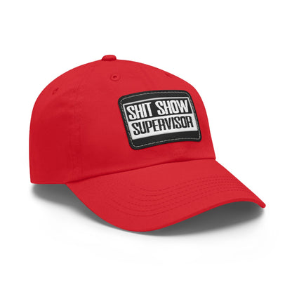 Shit Show Supervisor Hat with Leather Patch The Devil's Pickle