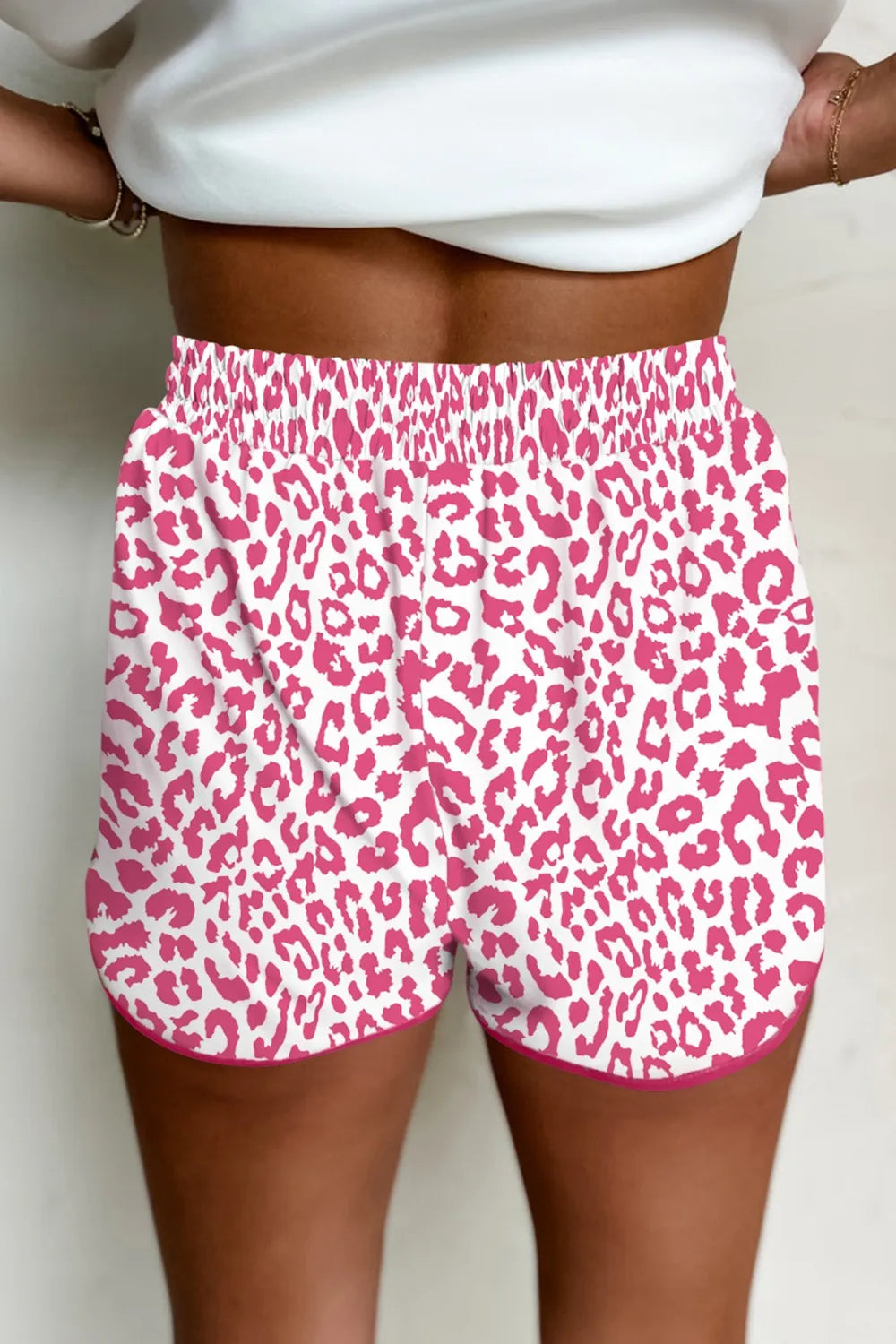 Leopard Drawstring Shorts – Comfortable and Stylish Fit See size chart under “more details” The Fashion Celestial