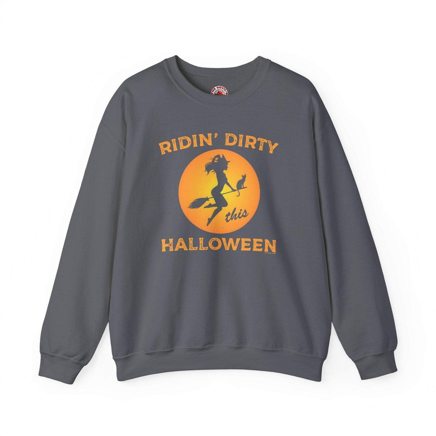 Ridin' Dirty This Halloween Crewneck Sweatshirt The Devil's Pickle