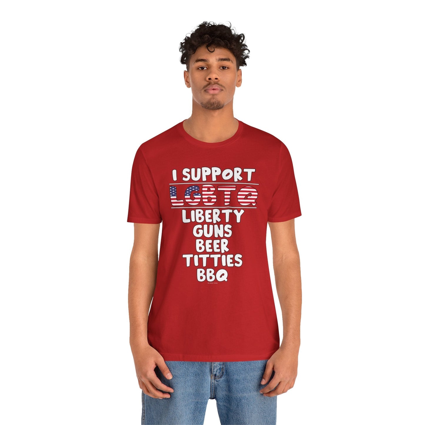 I Support LGBTQ T-Shirt The Devil's Pickle