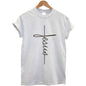The Cross T-Shirt | Country Girl Faith Shirt for Spring & Summer Country in My Heart