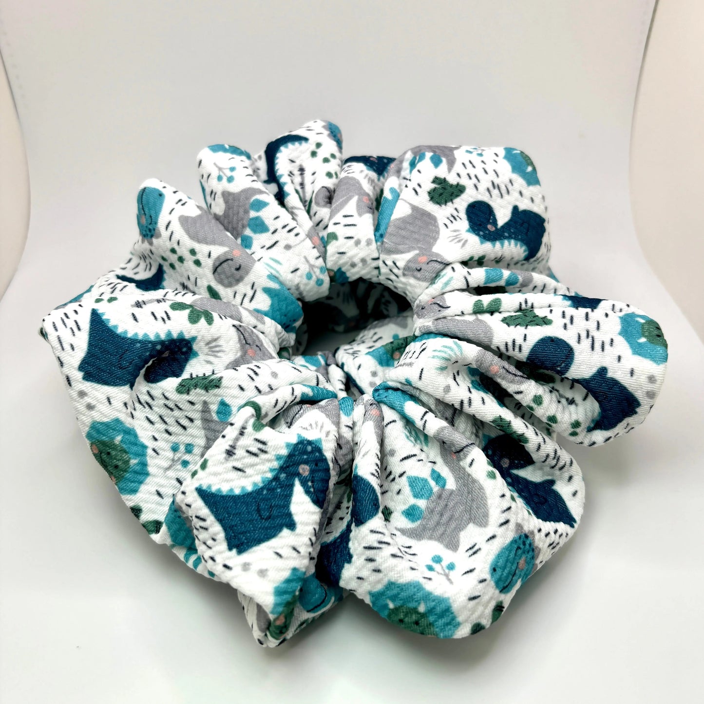 Blue Dino Bullet Scrunchie Enchanted Scrunch