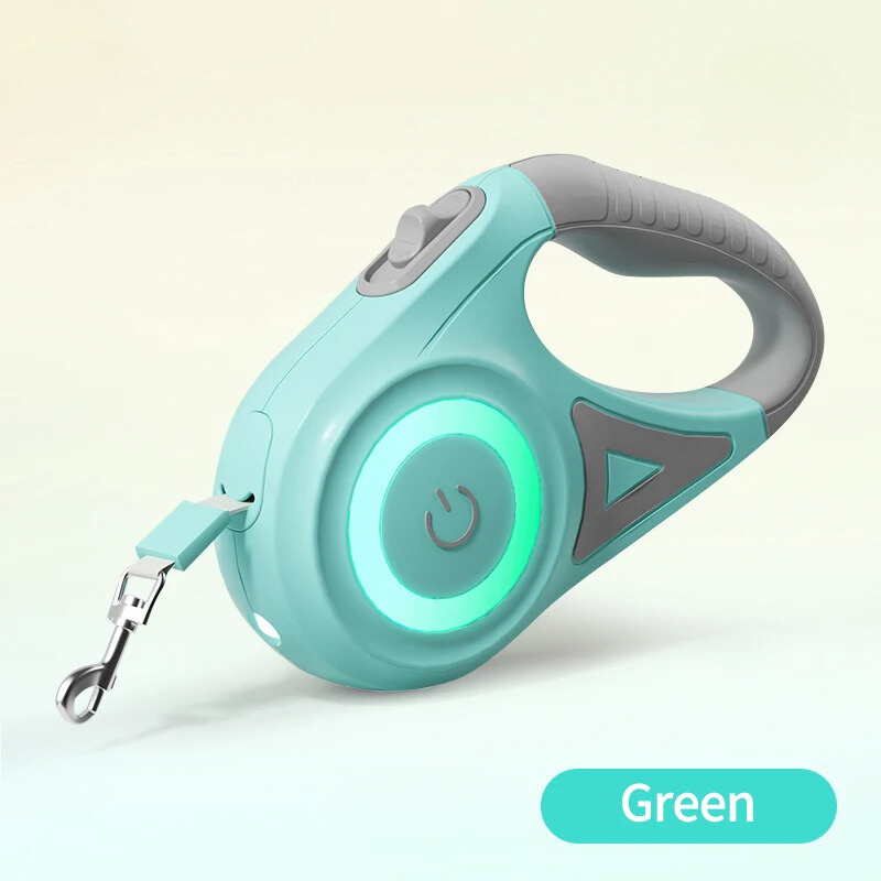 Automatic Retractable Luminous Dog Walking Rope ViralGalleria.com