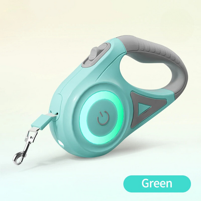 Automatic Retractable Luminous Dog Walking Rope ViralGalleria.com