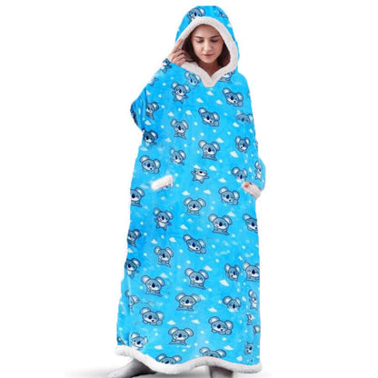 Oversized Wool Hoodie Blanket ViralGalleria.com