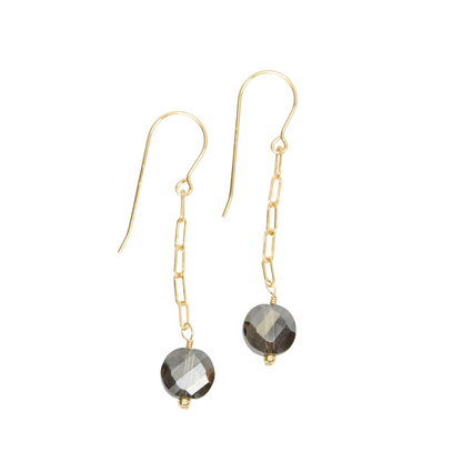 Smokey Night Earrings Emily Anne Designs LLC