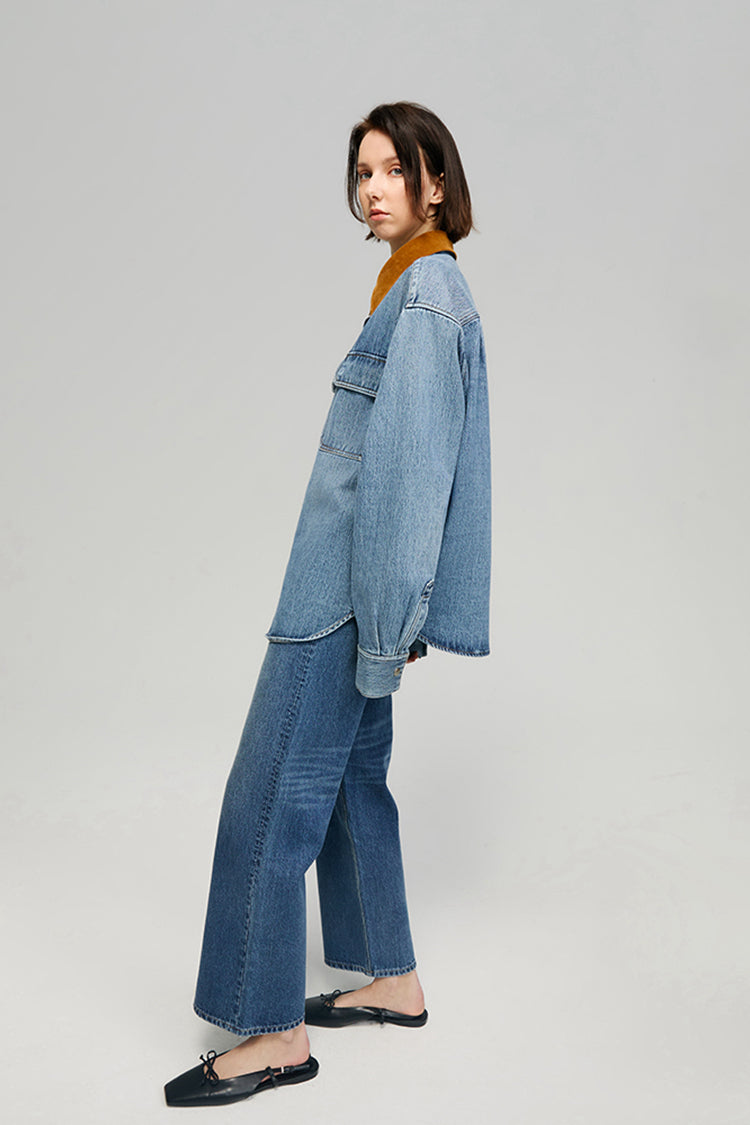 The Cityer Crop Wide Jeans HJ009 Hey Joanie