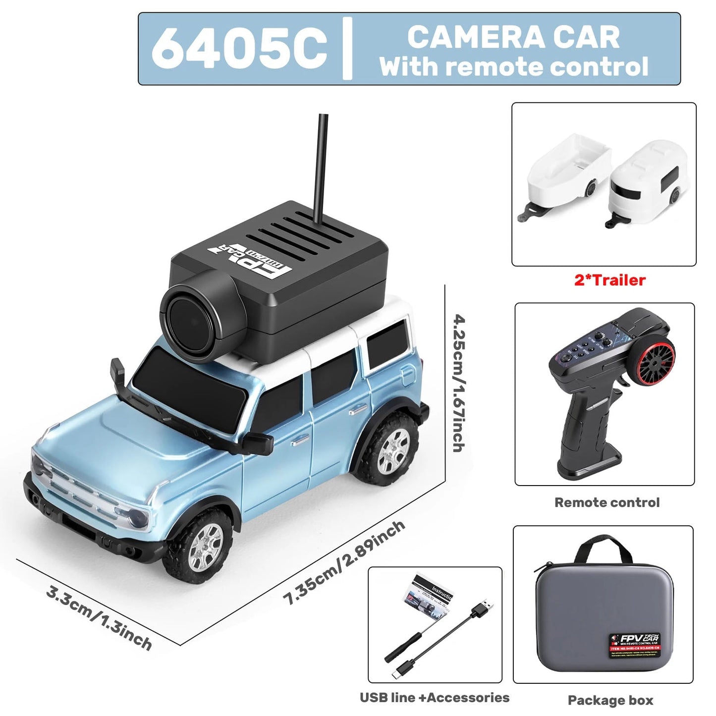 Mini RC Car with FPV Camera ViralGalleria.com