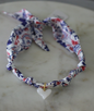 Oxford Tailgate Scarf Necklace - Heart Charm Deep South Originals