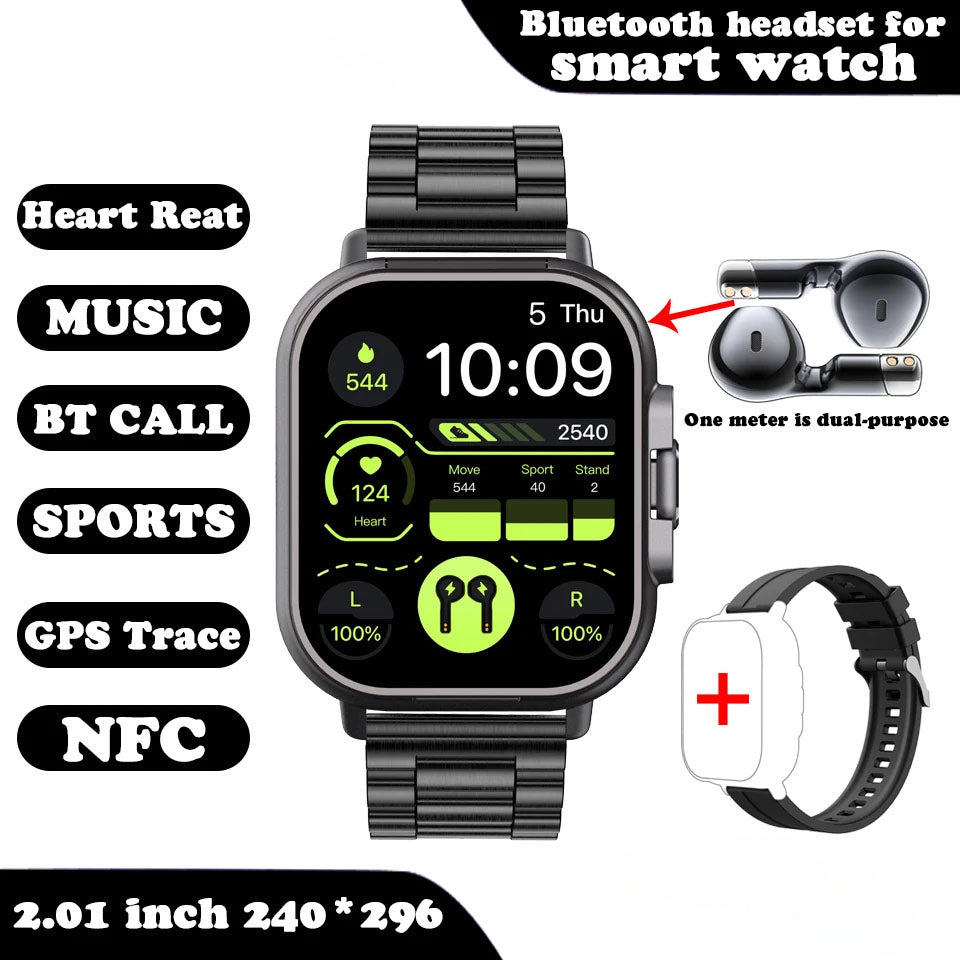Smartwatch with Earbuds ViralGalleria.com