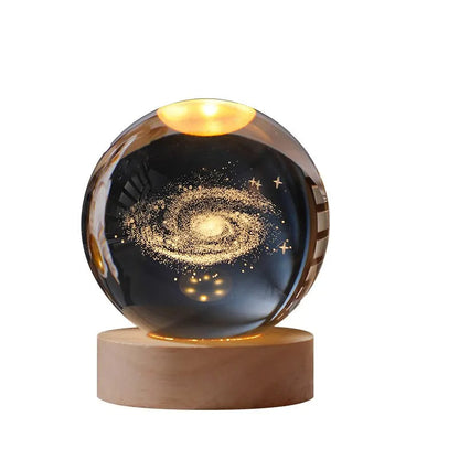 LED Night Light Milky Way Galaxy Solar System Crystal Ball ViralGalleria.com