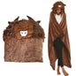 Winter Hooded Flannel Sloth Shaped Blanket ViralGalleria.com