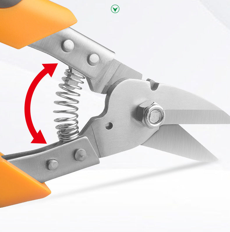 Professional Industrial Shears, JRF Stainless Steel Scissors, Tin Snips For Metal Sheet & PVC Pipe Cutting NovaCart