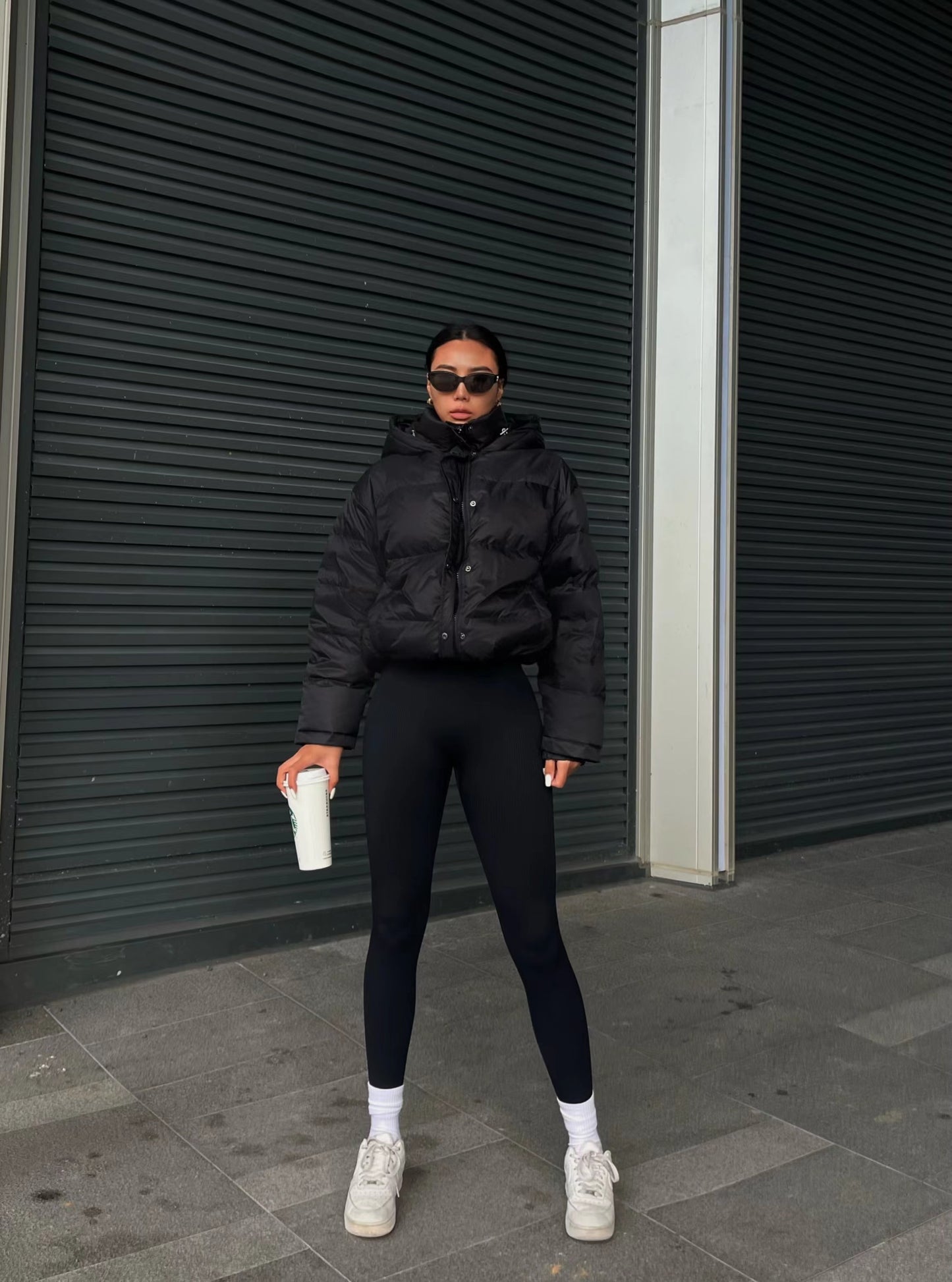 New Women's Jacket Hooded Warm Coat with Drawstring Design, Short Casual Fashion Padded Coat NovaCart