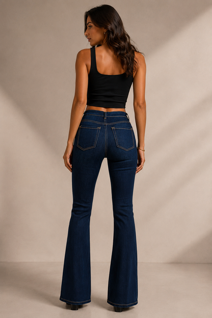 The Onyx Bootcut Jean Dark Wash GJG DENIM