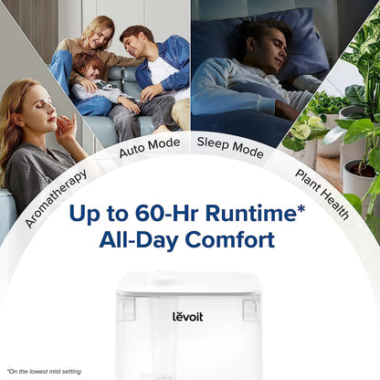 Transform Your Space with the 6L Ultrasonic Cool Mist Humidifier - Perfect for Large Rooms and Ultimate Comfort