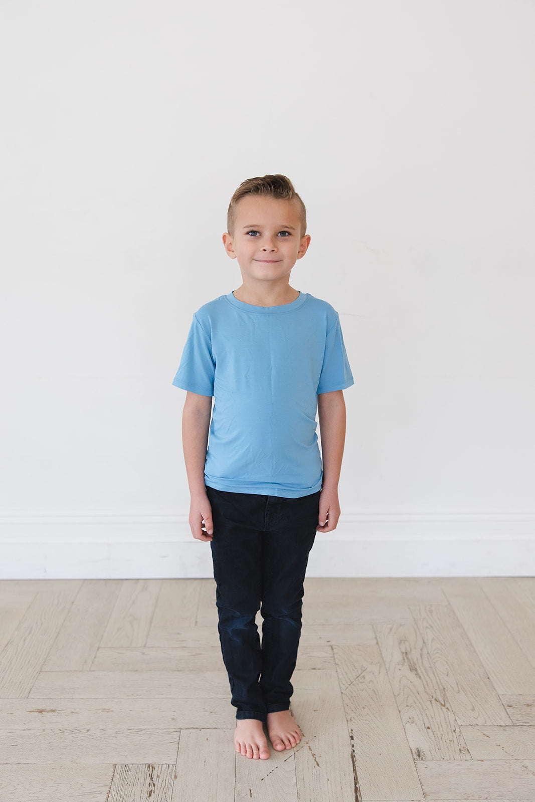 (SOLID) Paradise Falls - Everyday Tee Blush Lotus