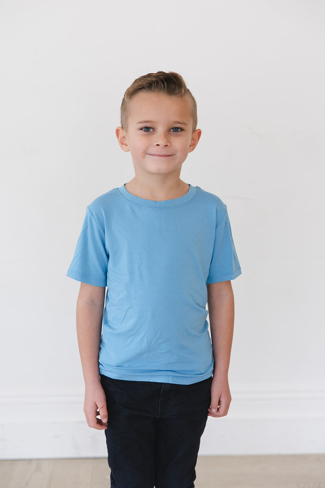 (SOLID) Paradise Falls - Everyday Tee Blush Lotus