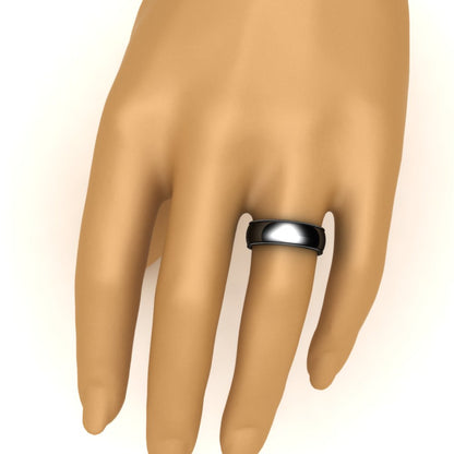 Comfort Fit Wedding Band Milgrain Edge Fascinating Diamonds